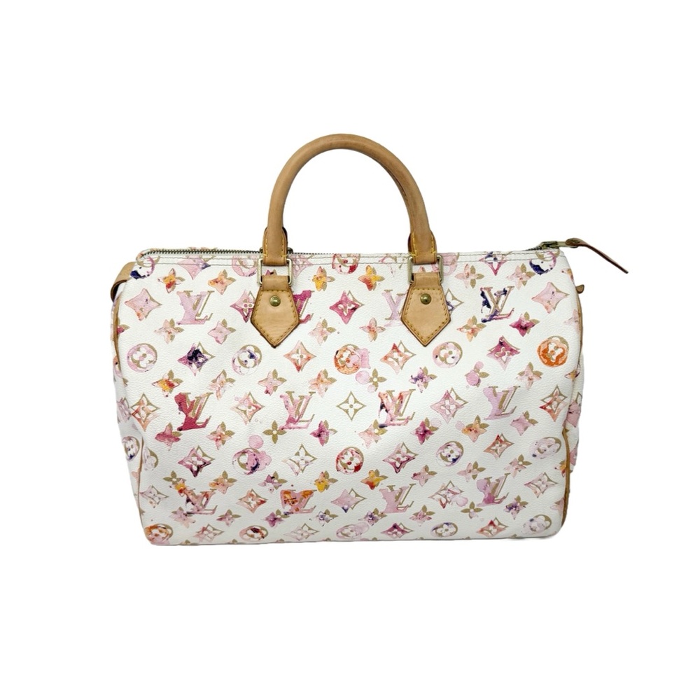 Louis Vuitton Richard Prince Watercolor Aquarelle Speedy 35 White Limited